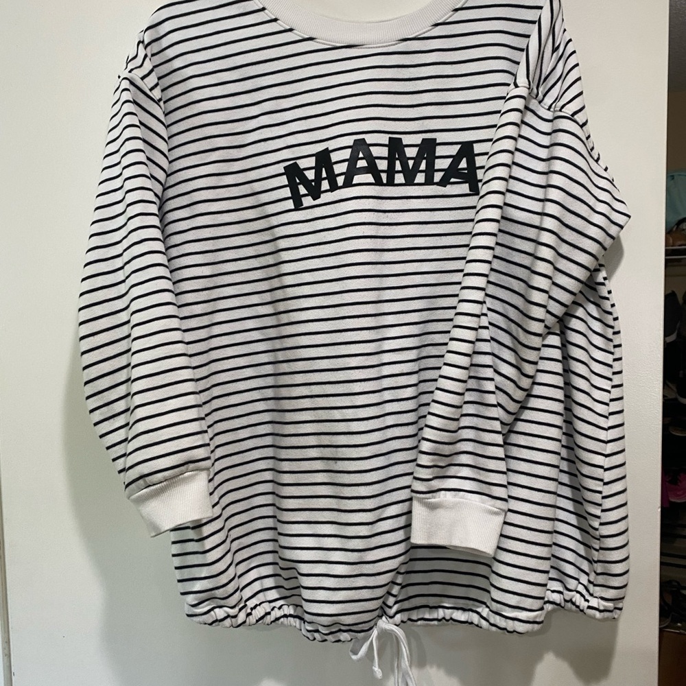 Isabel Maternity by Ingrid & Isabel Striped Sweatshirt